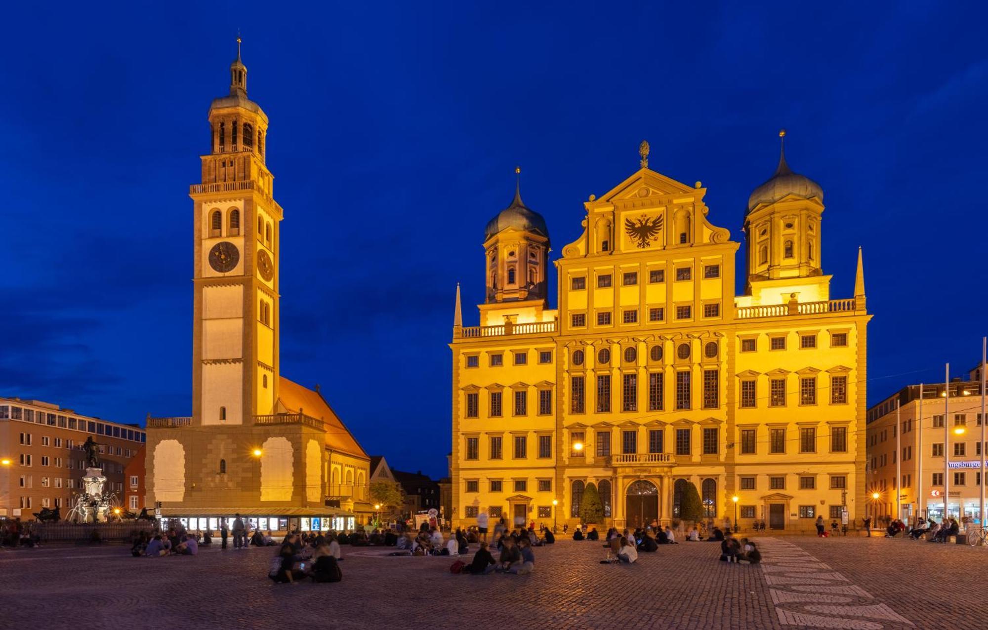 Gemuetliche Oase In Der Innenstadt, Zwei Minuten Zum Rathaus Augsbourg Extérieur photo